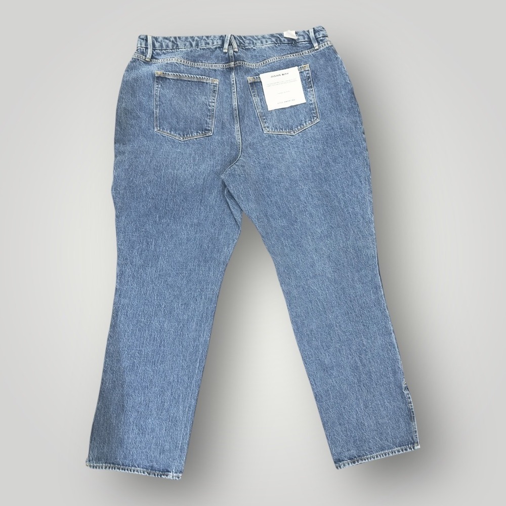 Good American Style GB999TFT Good Boy Jeans Size 18 Inseam 32 Blue941 NWT - Picture 4 of 10